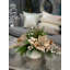 Magnolia Arrangement With Greens And Pine Cones
