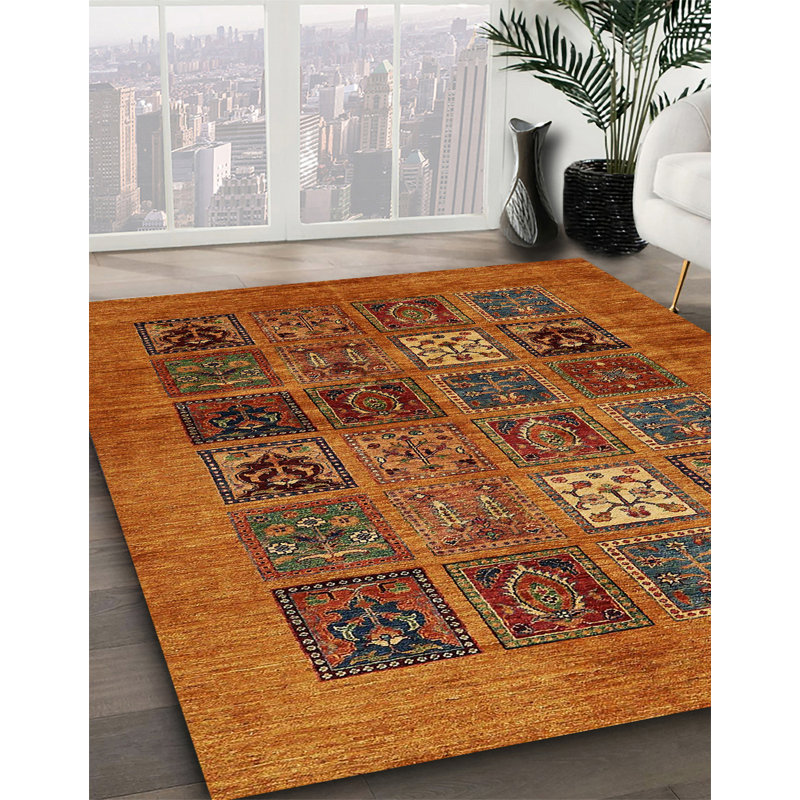Tapis abstrait 617, Carré 4 pi