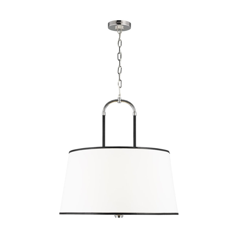 Katie 1 - Light Single Pendant, Time Worn Brass, 27.625" H x 26" W x 26" D