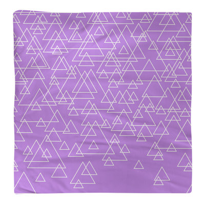 Serviette en coton à triangles de dispersion