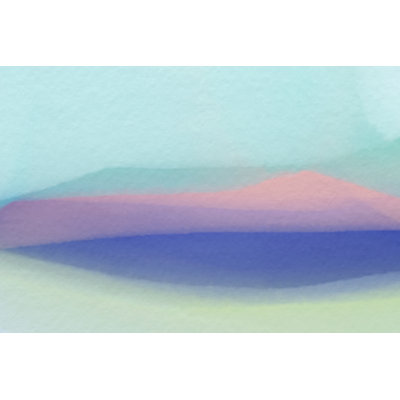 « ondulations », impression sur toile tendue
