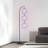 3 Ring Lamp 74 in. Modern Industrial Arc LED Floor Lamp, Built-In Color-Changing Options