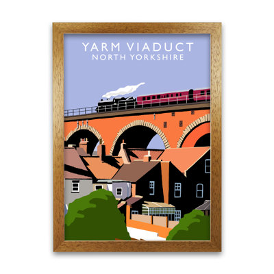 Yarm Viaduct North Yorkshire by Richard O'Neill - Single Picture Frame Print