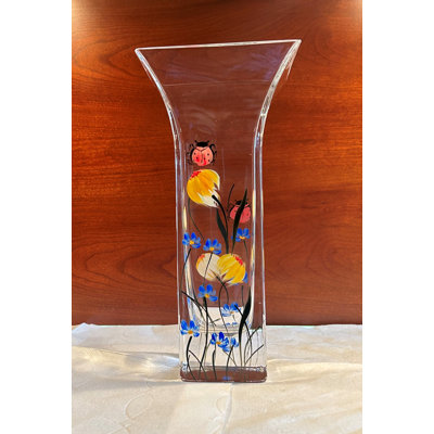 Handmade Lead Free Crystal Table Vase