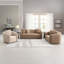 Chaise Keith avec coussin, chenille beige-1742341555
