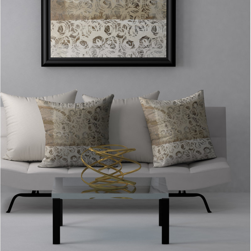 Housse et insert de coussin carré Power Opulent, 20 po X 20 po