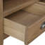 Gwenaelle Fully Assembled Solid Wood with Oak Veneer 2 Drawer TV Stand Storage Unit