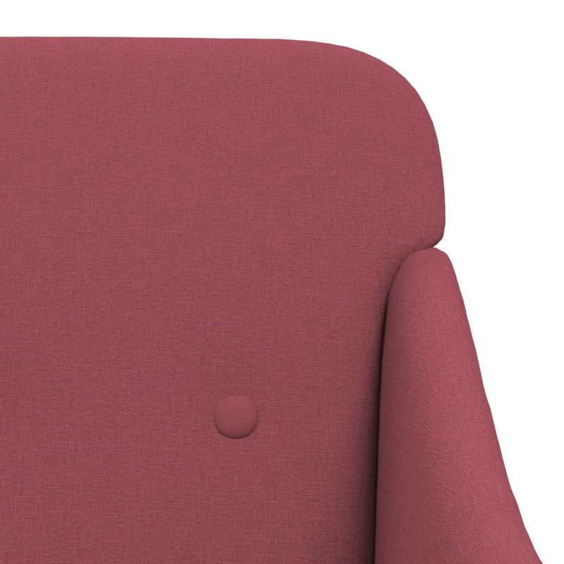 Husha Upholstered Accent Chair, Red