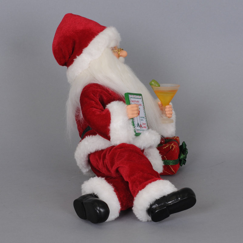 Martini mélangeur santa figurine Christmas