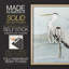 Heron on Blue II, reproduction encadrée - bois massif-1045387461-1045387463