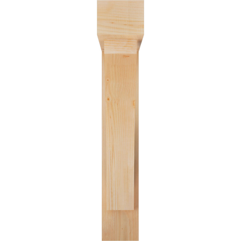 Support à blocs l 7 1/2 po x P 38 po x H 44 po Thorton avec support décalé, sapin Douglas, 44 x 38