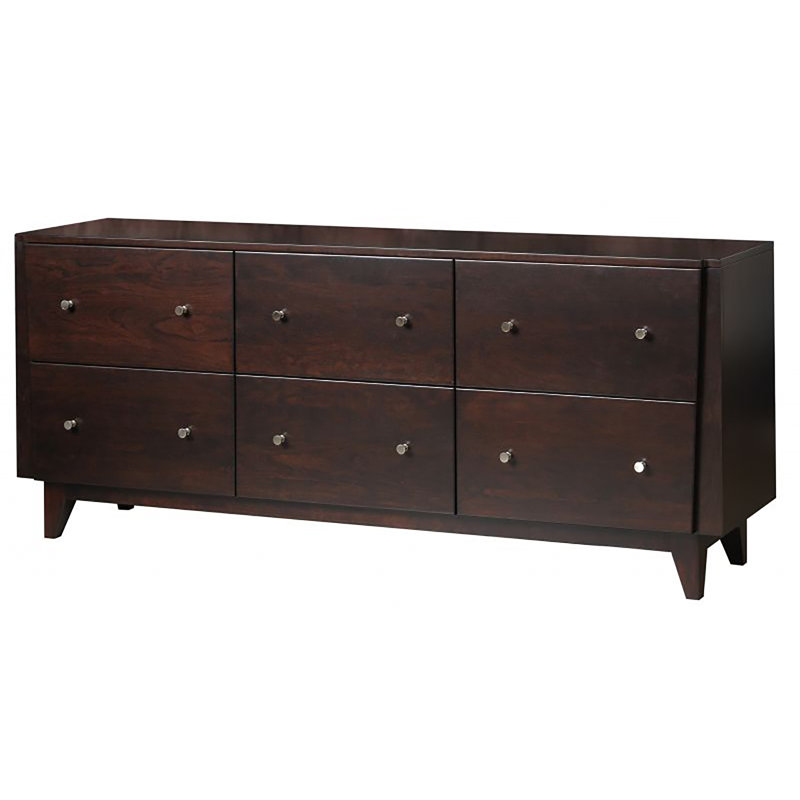Green Bay Road 6 - Drawer Solid Wood Dresser, Chicago