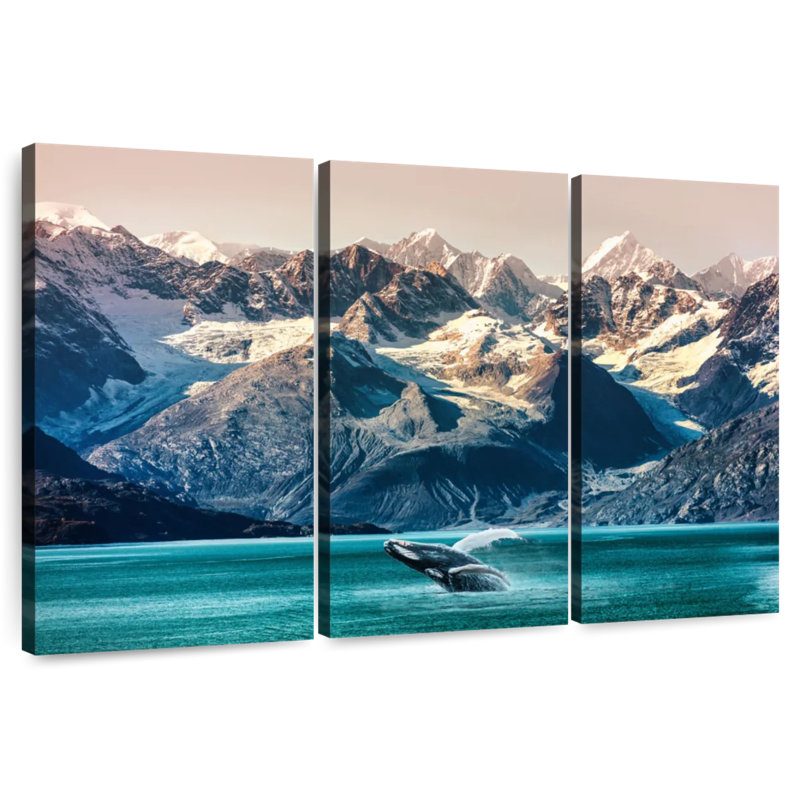 Alvord Alaskan Whale Backflip, 48" H x 74" W