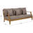 Clairmont Teakwood Patio Sofa-112272349