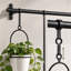 Ensemble de 5 cintres Macrame pour plante d'intérieur - jardinières suspendues bohémiennes, petite jardinière suspendue pour porte-plantes, cintres en corde de coton faits à la main pour décoration de fenêtre et balcon