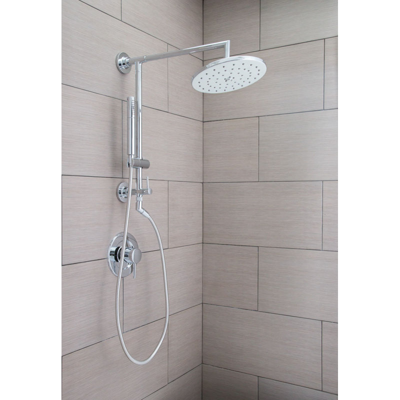 Moen Annex Rail Slide Bar Shower Pipe, Chrome
