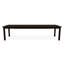 Table de salle à manger extensible 42 po x 120 po en polyester de qualité marine avec trou pour parasol-109665451