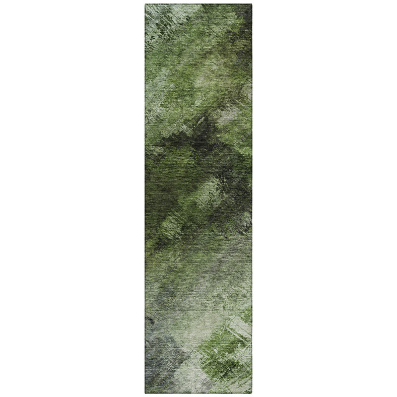 Decicco Abstract Indoor / Outdoor Rug, Runner 2'3" x 7'6"