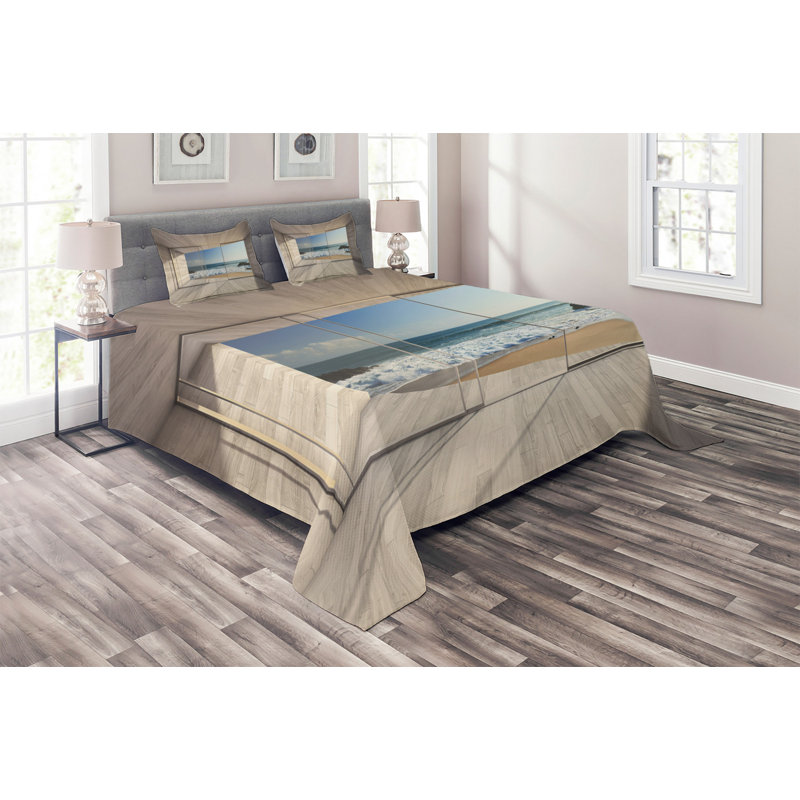 Coastal Polyester Coverlet
