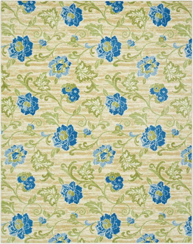 Gaudet Floral Indoor Rug, Rectangle 2'3" x 3'9"