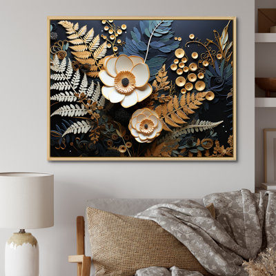 Ferns Copper Elegance I - Imprimé