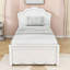 Lit plateforme en bois avec lit gigogne-462368130-462368132