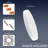  5 In. LED Flush Mount Light, Surface Mount, 5CCT, 820 Lumens, CRI90, 110° Beam, 10W, Dimmable, Wet Rated & UL Listed, Round Slim Trim 4 Pack-270281028-270281035
