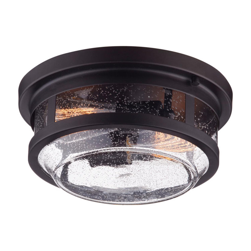 2 - Bulb Outdoor Flush Mount