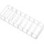 Ensemble de 2 boîtes de rangement compactes en acrylique transparent pour maquillage, 8 espaces de rangement