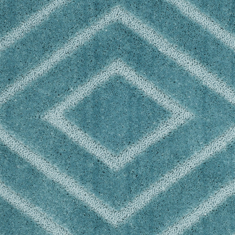 Ashburnham Olympia Shag Performance Geometric Rug, Rectangle 3' x 5'