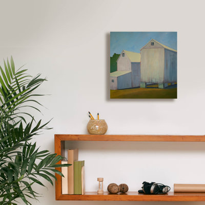  'Six Feet Apart' by Carol Young Canvas Wall Art, 12" x 12"