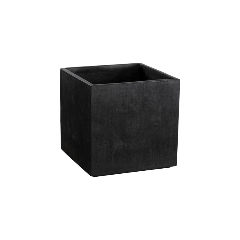 TANSY PLANTER - ANTIQUE BRONZE, Black