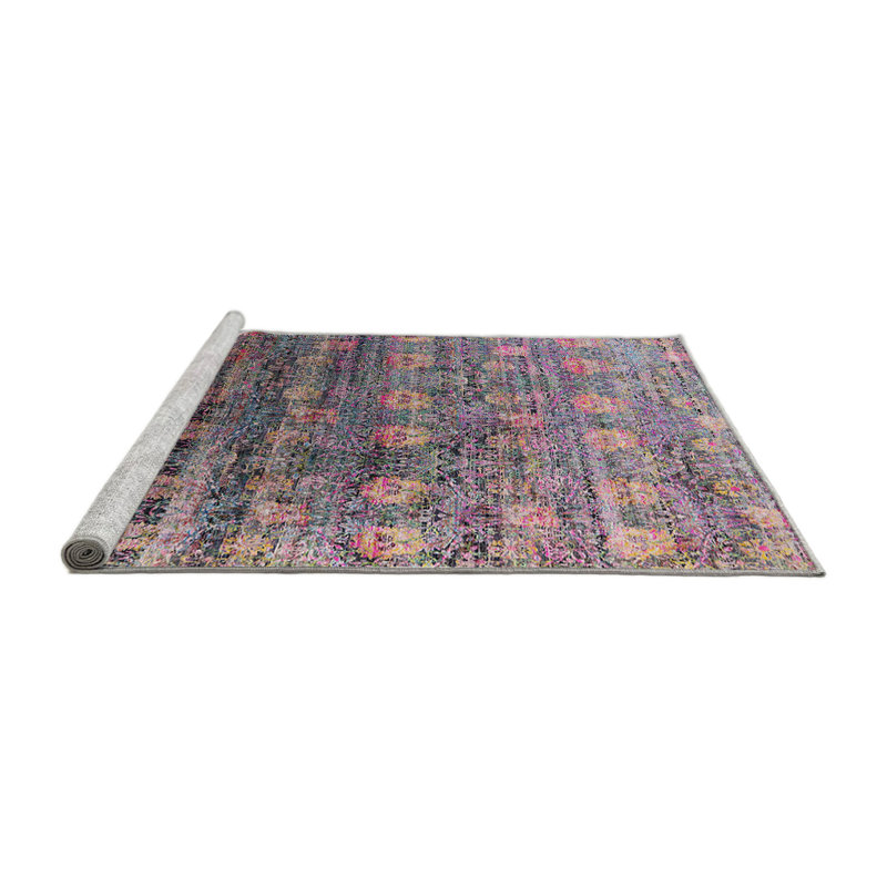 Floral Indoor Rug, Round 6'