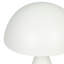 Lampe de table moderne à une lumière, style champignon, à intensité variable, avec abat-jour en forme de dôme blanc, pour chambre minimaliste