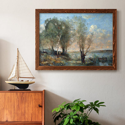 Parmi les roseaux - Reproduction d'un seul cadre photo sur toile