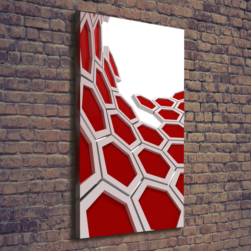 3D Abstraction - Wrapped Canvas Print