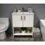 Ensemble de meuble-lavabo simple 30 po Nhyira Anjeli Cabo-374284522