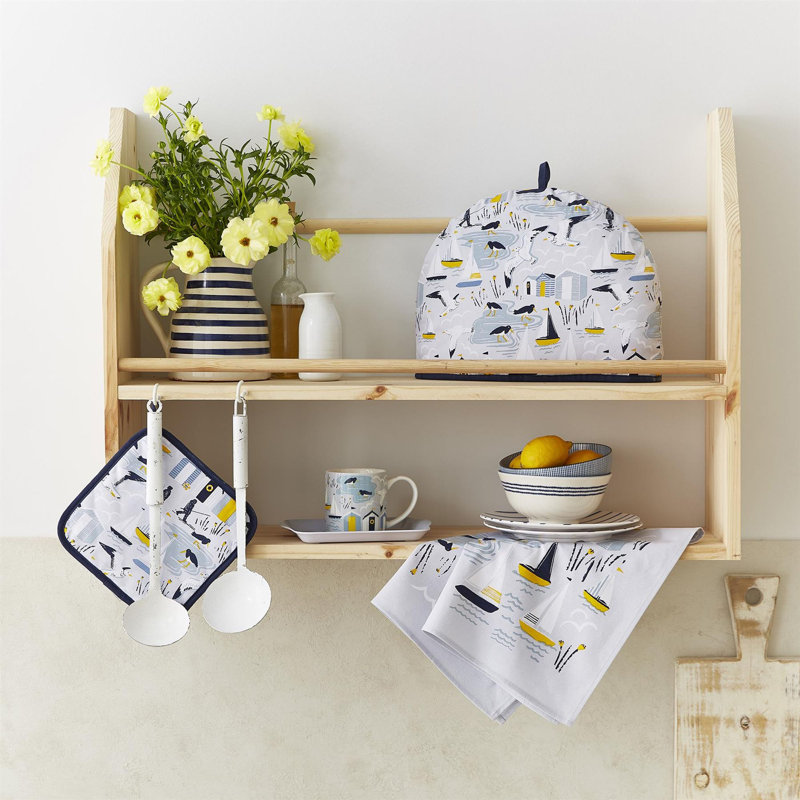 Seashore Block Print Rectangle Placemat