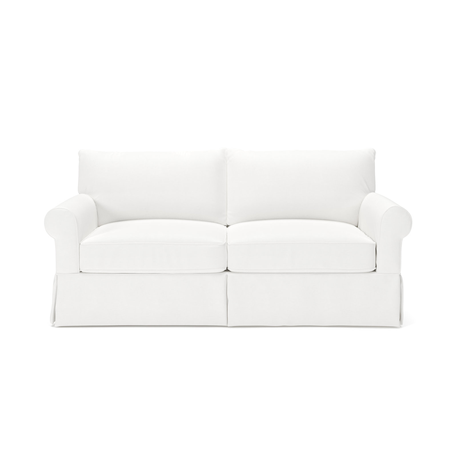 Amari 83'' Slipcovered Sofa, Bayou Off White Canvas