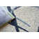 Mystic Rectangle Abstract Hand Tufted Wool Area Rug in Navy