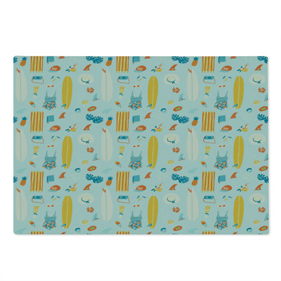 East Urban Home Glass Hawaii Cutting Board