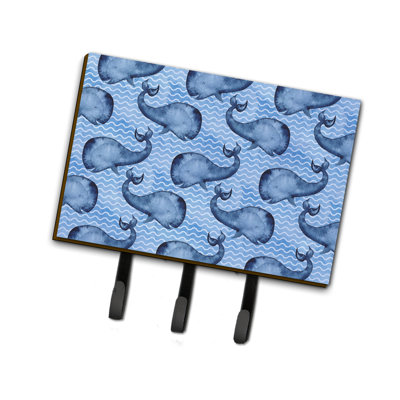 Metal Wall Organizer with Key Hooks