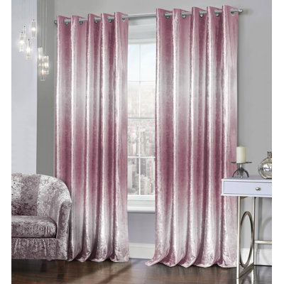 Aundrae Polyester Room Darkening Curtain