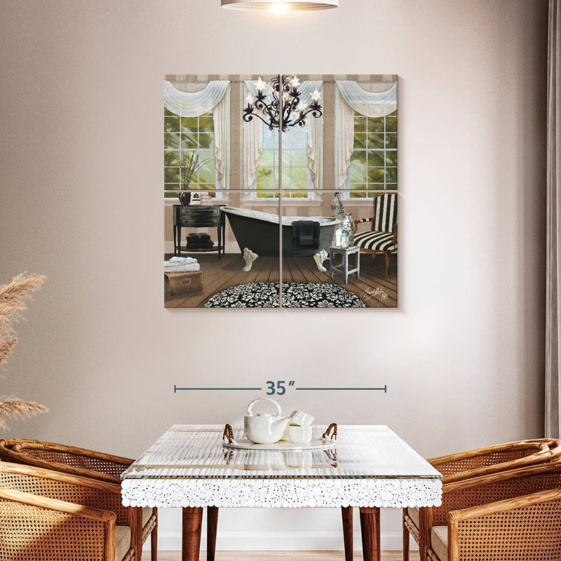 Kerrick Chandelier Bath I, 38" H x 38" W