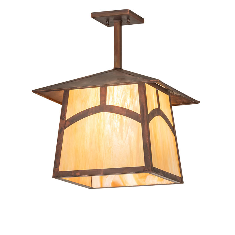 16" Square Stillwater Hill Top Pendant