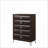 Chests &amp; Wardrobes, Contemporary 5-Drawer Dark Merlot Chest | Dark Brown | Synthetic Wood