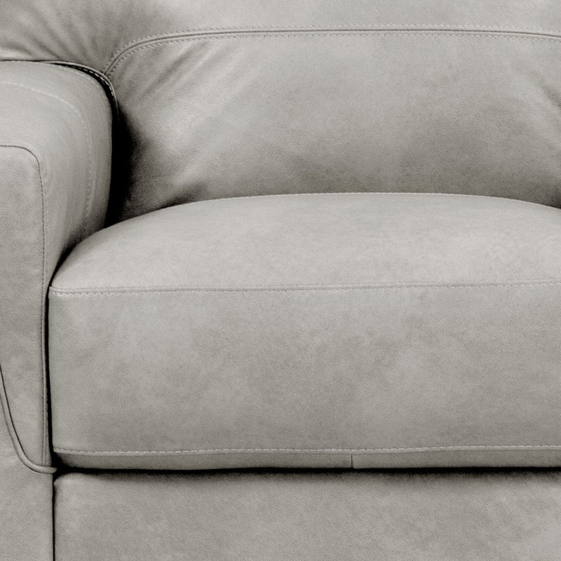 Fauteuil en cuir véritable 42,6 W Cornelia