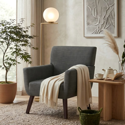 Scheffer Upholstered Wide Back Armchair