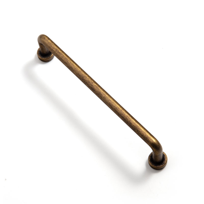 5" Center to Center Distressed Bar Pull Multipack, Antique Brass