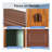 6 Ft. W X 6 Ft. D Metal Storage Shed Appealing Horizontal Siding  In Woodgrain With Coffee Trim To Complement